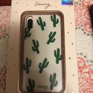 iPhone X case - Cactus Print 🌵